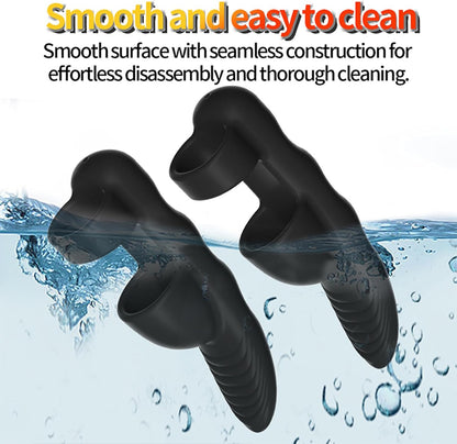 Electro Stim Finger Vibrator Sleeve with 8 Stimulation Modes & 19 Intensity Levels