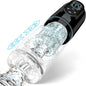 Automatic Masturbator Penis Pump with 7 Sucking Vibrating Thrusting Rotating & Licking Modes