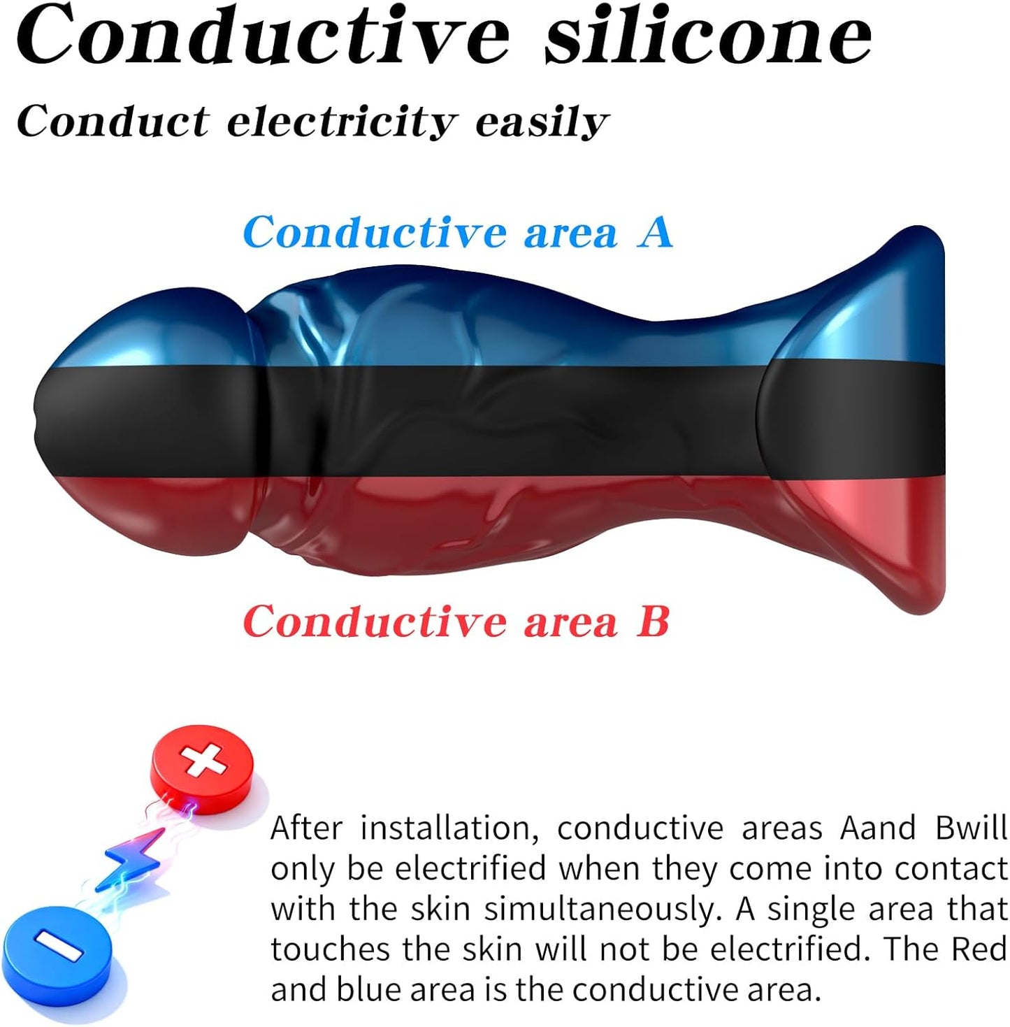 E-stim Anal Plug Wearable Prostate G-Spot Massager with Multiple Levels