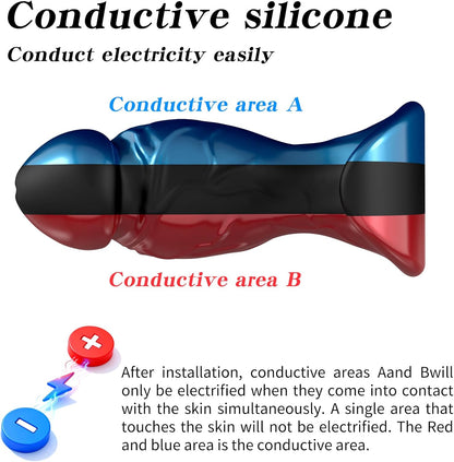 E-stim Anal Plug Wearable Prostate G-Spot Massager with Multiple Levels