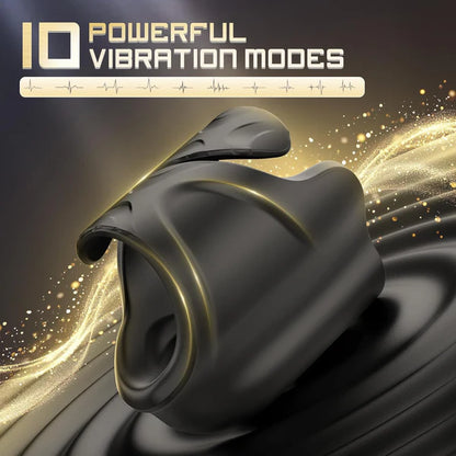 3 IN 1 Electric Penis Trainer Glans Stimulator Masturbator with 10 Vibration Modes