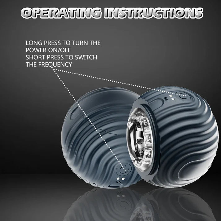 Automatic Penis Trainer Stroker Blowjob Masturbator with 10 Vibration Modes