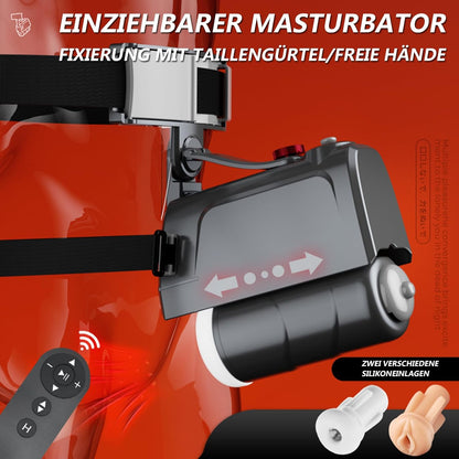 Electric Pocket Pussy Penis Massage Sex Machine Masturbator with 10 Thrust Modes