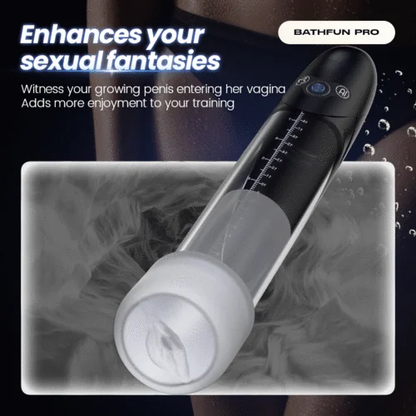 AI Intelligent Penis Pump Masturbator Stroker with Powerful Vacuum Suction