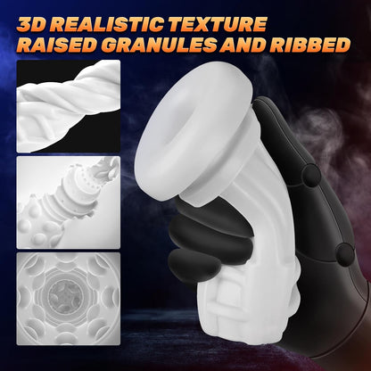 LCD Display Automatic Masturbator Blowjob with 9 Sucking & 9 Vibrating