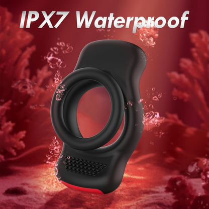 App & Remote Controlled Cock Ring Penis Trainer Vibrator with 10 Vibration Modes