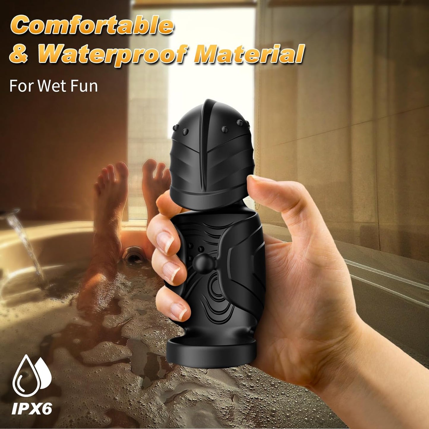 360° Wrapped Penis Trainer Vibrator Cock Ring with 10 Swing and 10 Vibration Modes