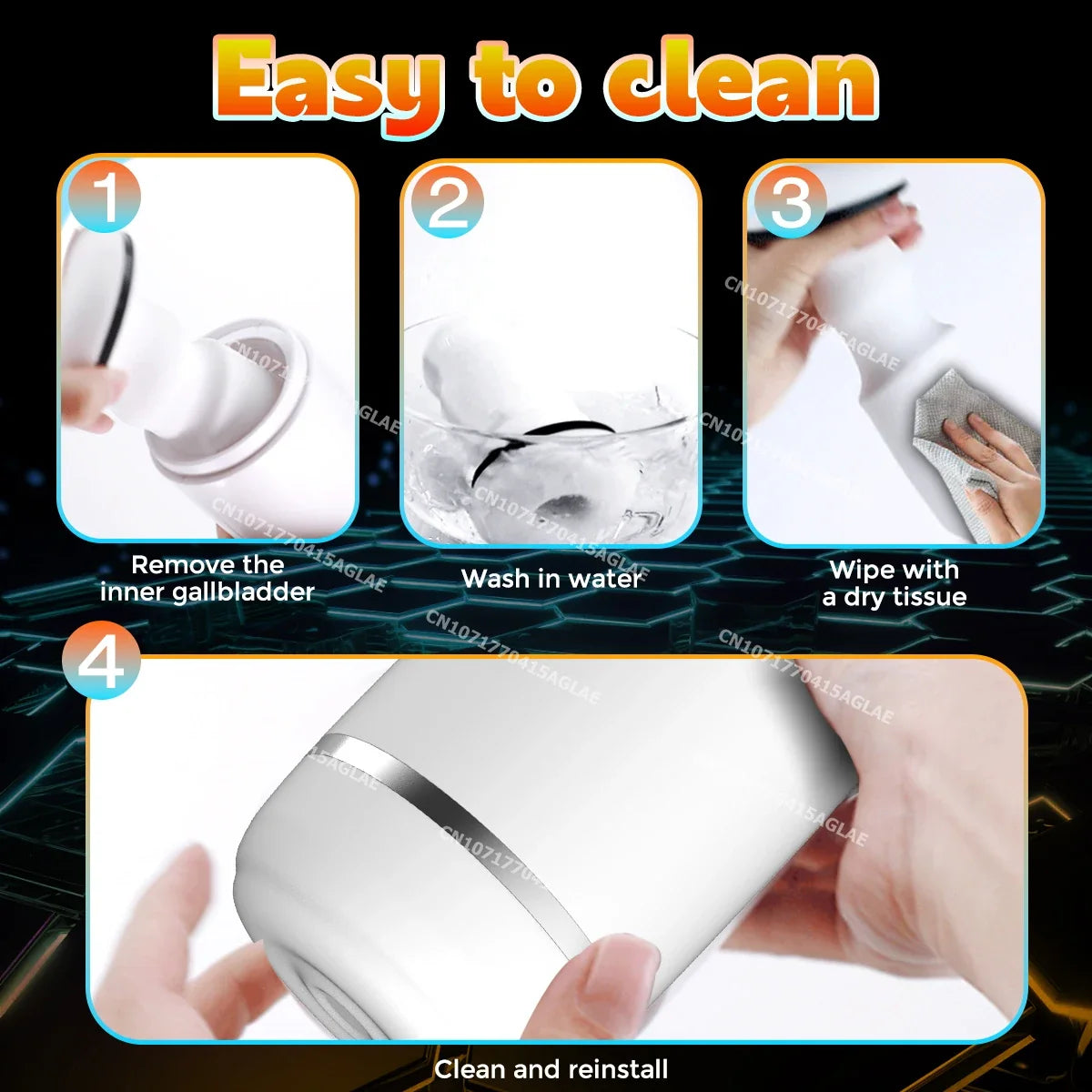 Automatic Masturbator Penis Stroker Blowjob with 10 Vibration Modes