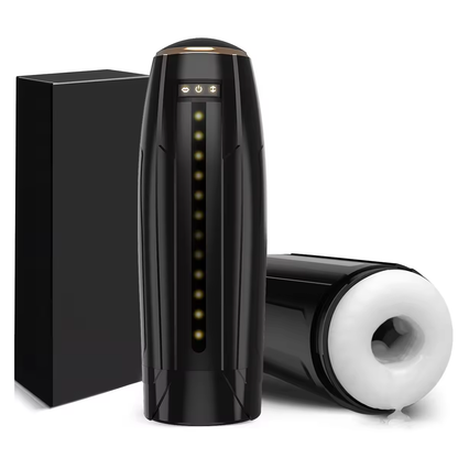 3 IN 1 Automatic Masturbator Stroker Blowjob with 10 Vibrating & Sucking & Thrusting Modes