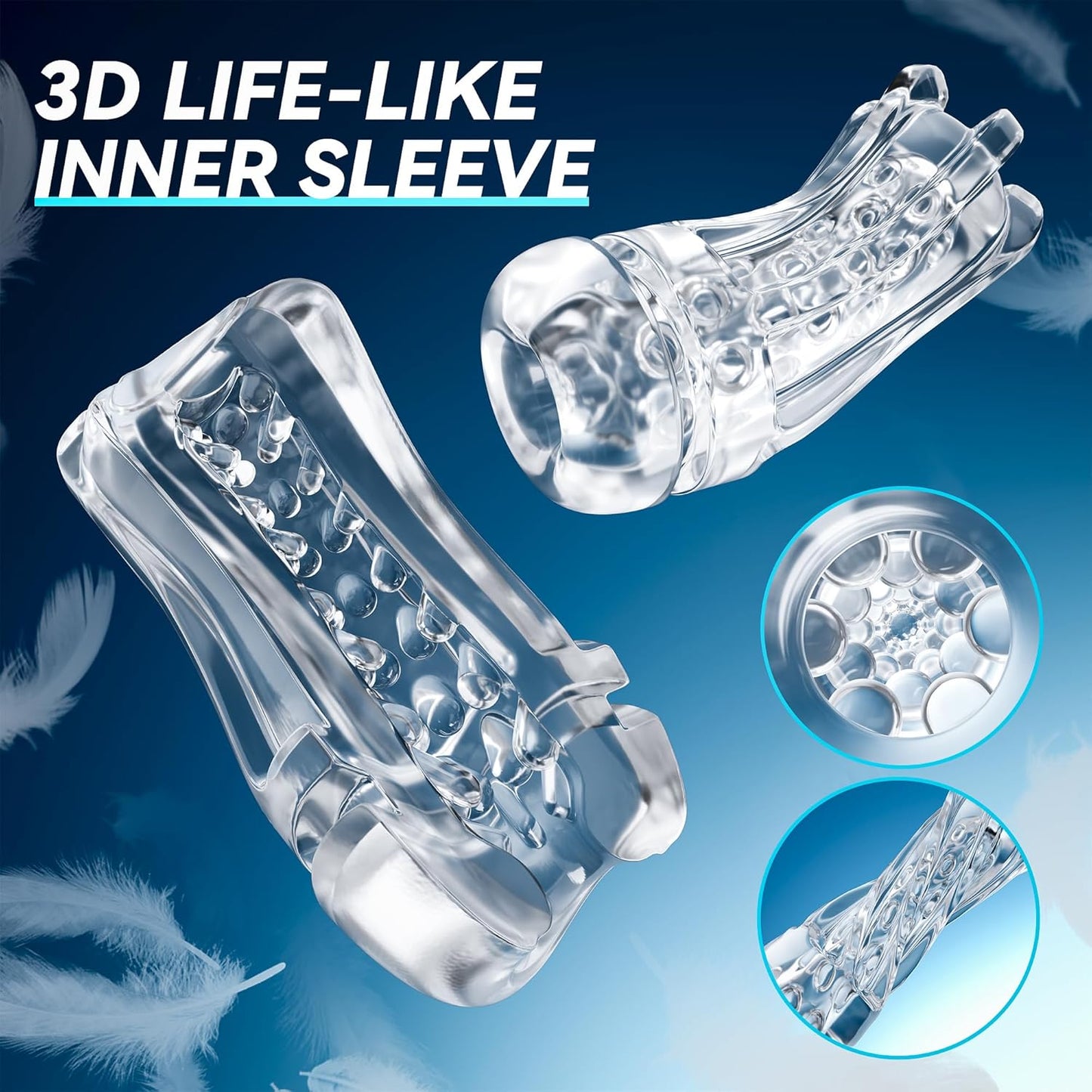 AI Interactive Masturbator Stroker Blowjob with 7 Vibration & Suction Modes