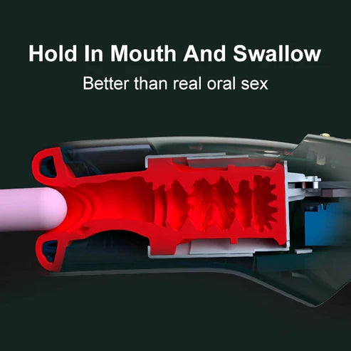 Automatic Sucking Heating Masturbator Stroker Blowjob Sex Machine with 7*7 Smart Mod