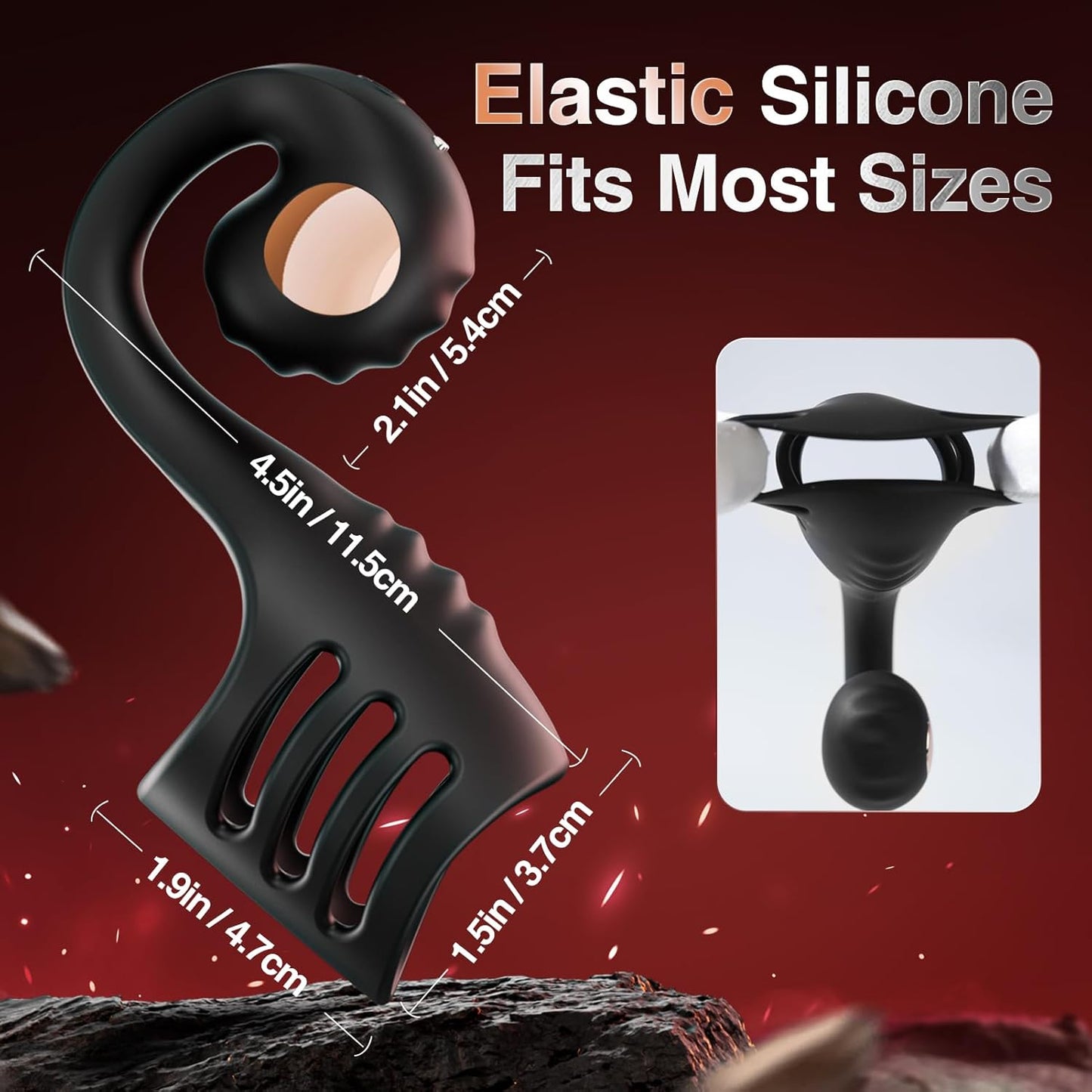 360° Wrapped Snail-Shaped Penis Trainer Vibrator with 10 Modes
