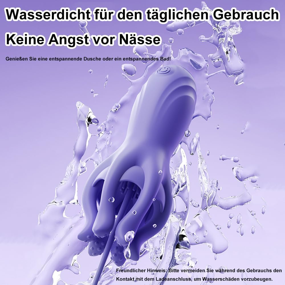 2 IN 1 Glans Vibrator Prostate Stimulator Penis Vibrator Dilator with 10 Vibration Modes