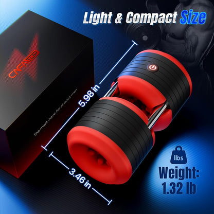 Auto Masturbator Penis Trainer Sex Machine Stroker with 10 Vibrating Modes