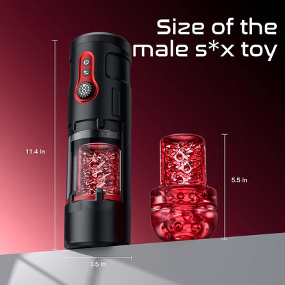 Automatic Masturbator Penis Pump Stroker Blowjob with 5 Thrustings & 9 Rotations
