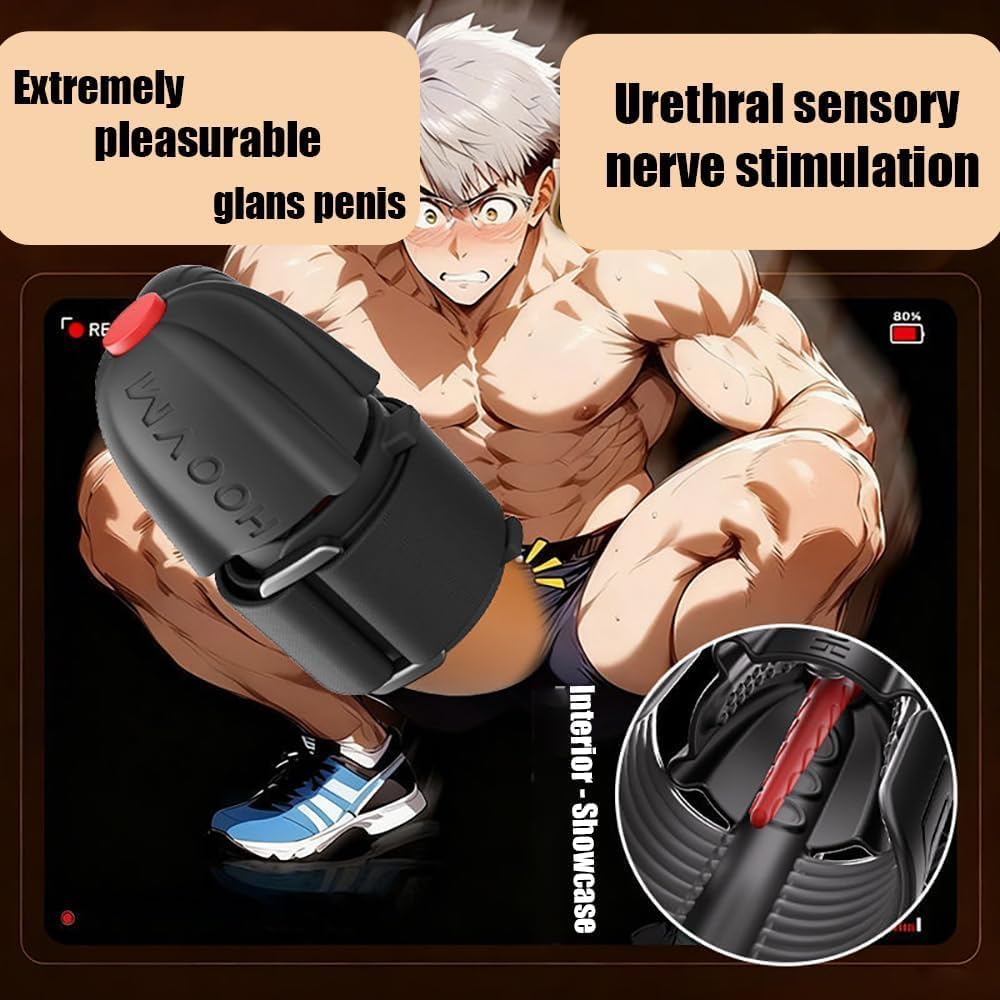 Electric Penis Stimulation Glans Massager Vibrator Masturbator with 10 Vibration Modes