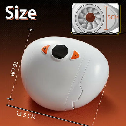 High Speed Dual Stimulation Sucking Masturbator with 10 Vibrating & Telescopic Modes
