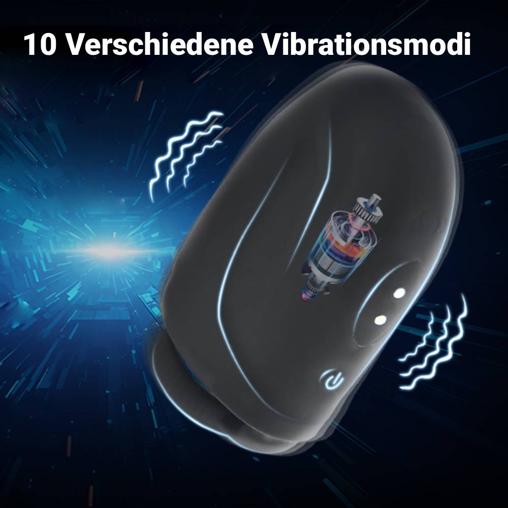 Electric Glans Stimulator Penis Trainer Vibrator Masturbator with 10 Vibration Modes