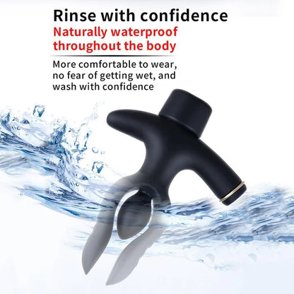 E-stim Inflatable Anal Plug Electro Stimulation Dildo Set with 12 Modes & 19 Intensities