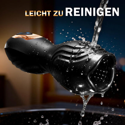 Oral Penis Vibrator Glans Trainer for Masturbator with 10 Vibration Modes