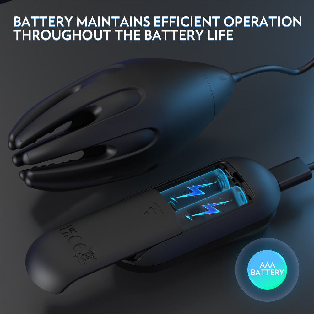 Electric Penis Trainer Glans Vibrator Stimulator Masturbator with 9 Vibration Modes