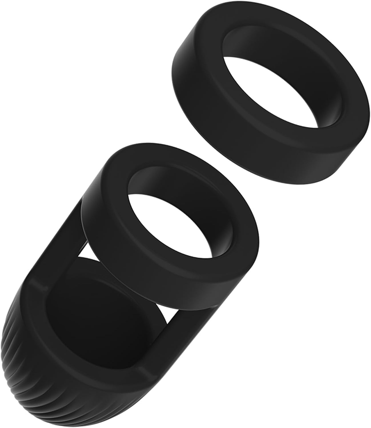 Testicle Vibrator Stimulator Penis Trainer Cock Rings Ball Stretcher