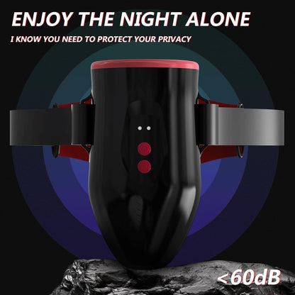 Automatic Sucking Male Masturbation Cup Stroker with 6 Vibrating & Thrusting Modes