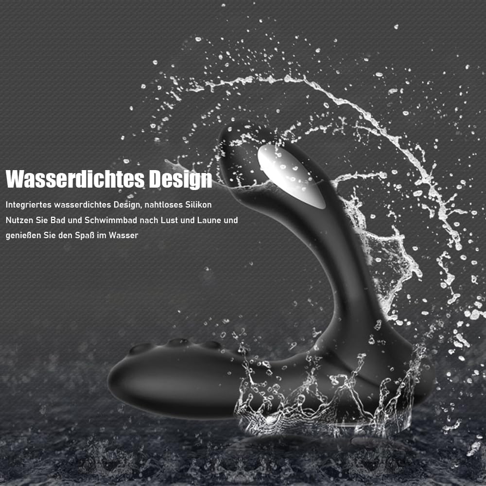 2 in 1 E-stim Anal Vibrator Prostate Stimulator with 8 Vibration & 8 Electroshock Modes