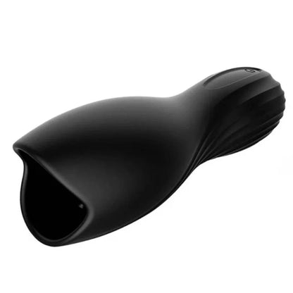 Penis Vibrator Glans Trainer Masturbator with 10 Vibrating & 5 Tongue Licking Modes