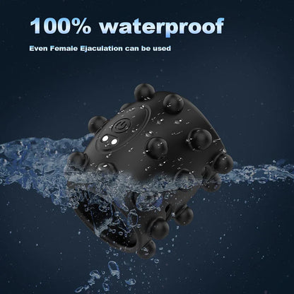360° Soft Beads Cock Ring Penis Trainer Vibrator with 10 Vibration Modes