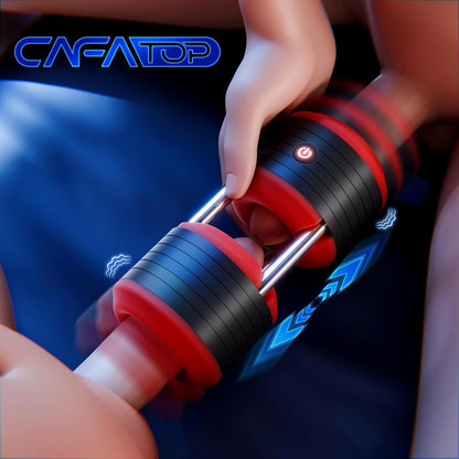 Auto Masturbator Penis Trainer Sex Machine Stroker with 10 Vibrating Modes