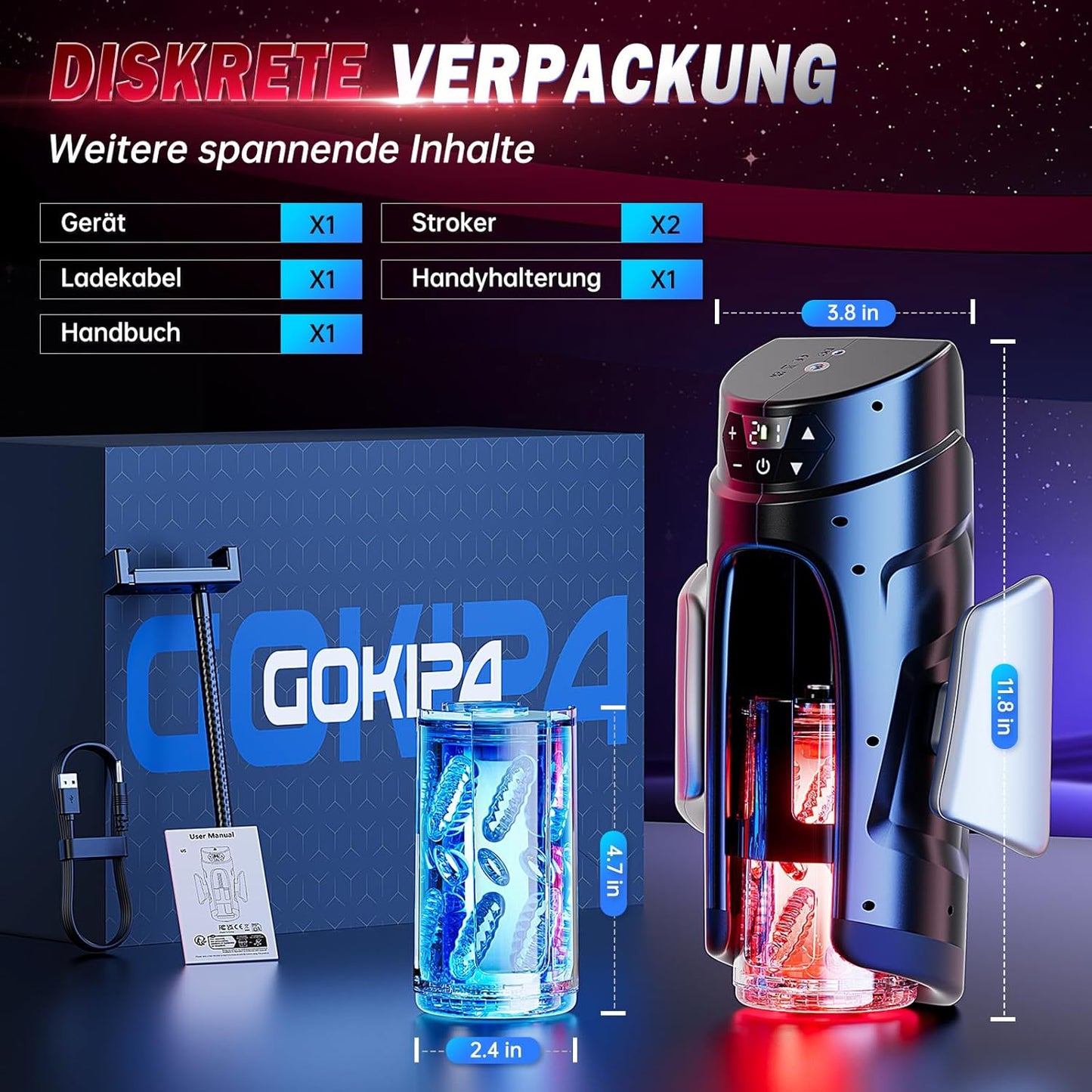 CVT Automatic Masturbator Sex Machine Pump Enlargers with Thrusting Roating Sucking Licking