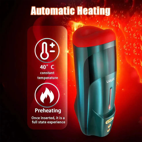 Automatic Sucking Heating Masturbator Stroker Blowjob Sex Machine with 7*7 Smart Mod