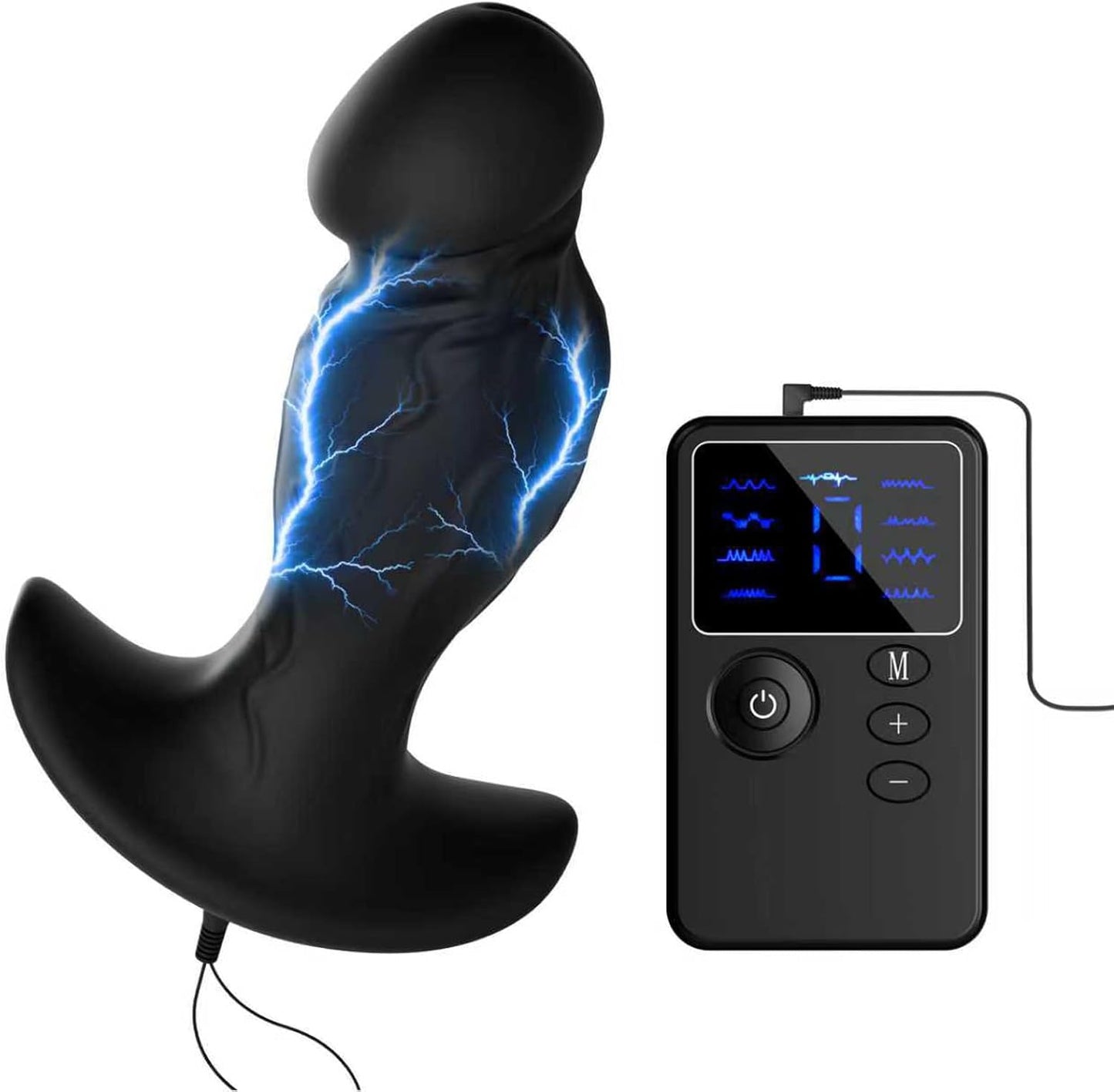 E-stim Anal Plug Wearable Prostate G-Spot Massager with Multiple Levels