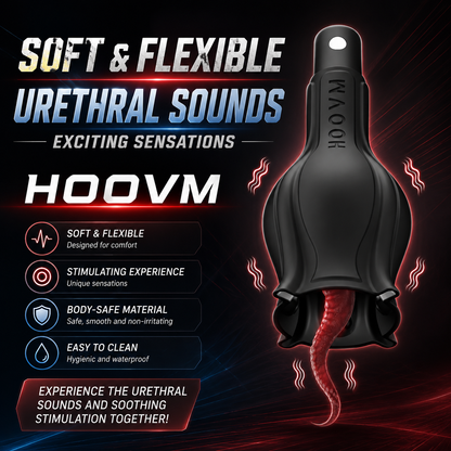 App Control Penis Trainer Vibrator with 10 Modes & Urethral Sounds Dilators